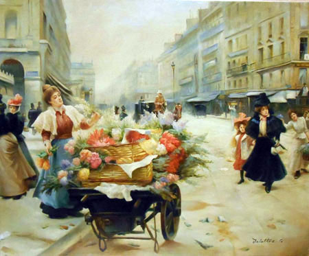 1089-T2 | 50cm x 61cm | marchand de fleur 